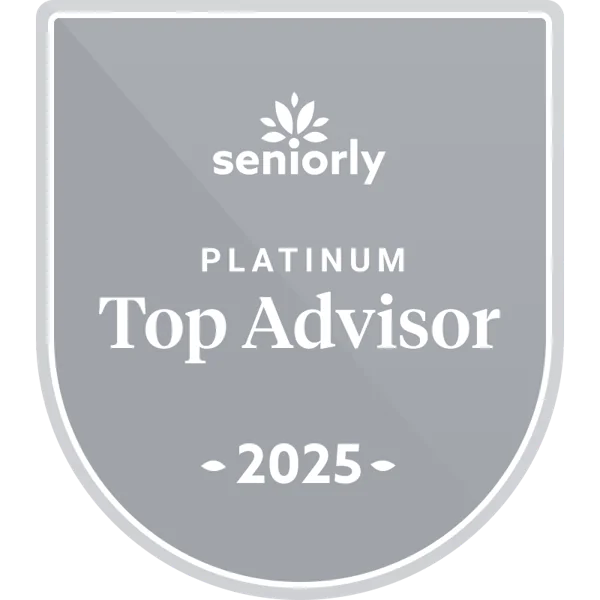 Seniorly Platinum Top Advisor 2025