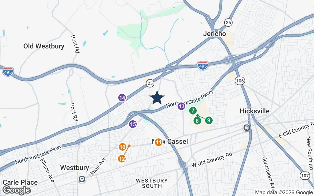 Close-up map of Amber Court of Westbury, ALP with nearby parks, shops, pharmacies and places of worship
